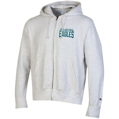Philadelphia Eagles Champion Reverse Weave Full-Zip Hoodie Heather Gray - NFL