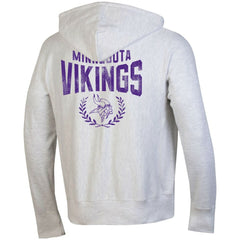 Minnesota Vikings Champion Reverse Weave Full-Zip Hoodie Heather Gray - NFL