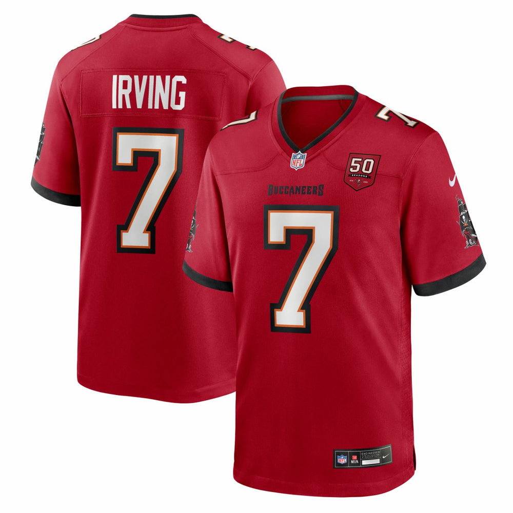 Bucky Irving Tampa Bay Buccaneers 50th Season Team Game Jersey Red - Nike