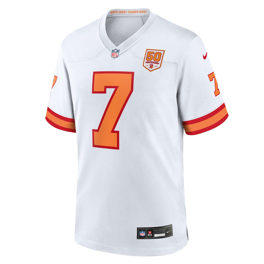 Bucky Irving '76 Tampa Bay Buccaneers 50th Season Game Jersey White - Nike