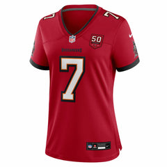 Bucky Irving Tampa Bay Buccaneers Women's 50th Season Team Game Jersey Red - Nike
