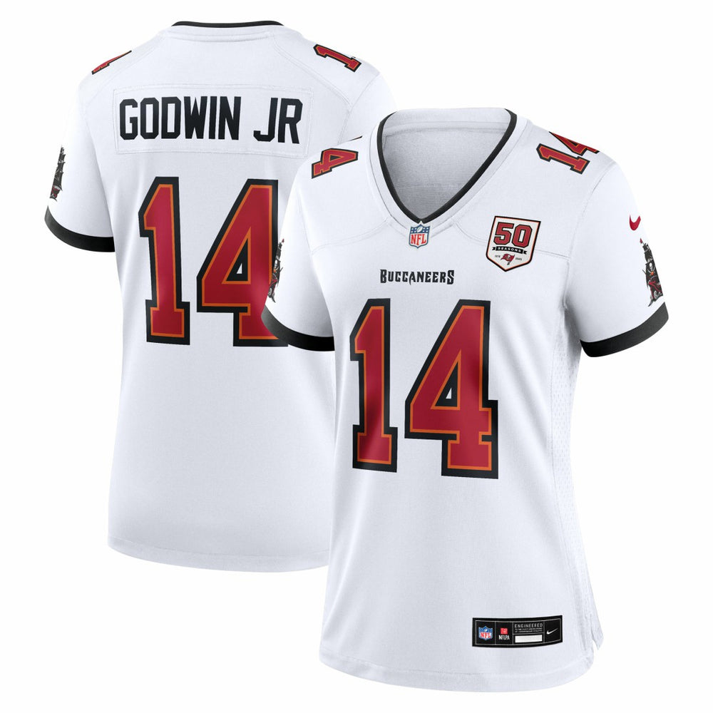Chris Godwin Jr. Tampa Bay Buccaneers Women's 50th Season White Game Jersey White - Nike
