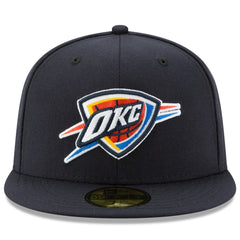 New Era - Oklahoma City Thunder 2025 NBA Finals Champions Side Patch 59FIFTY Fitted Hat - Navy