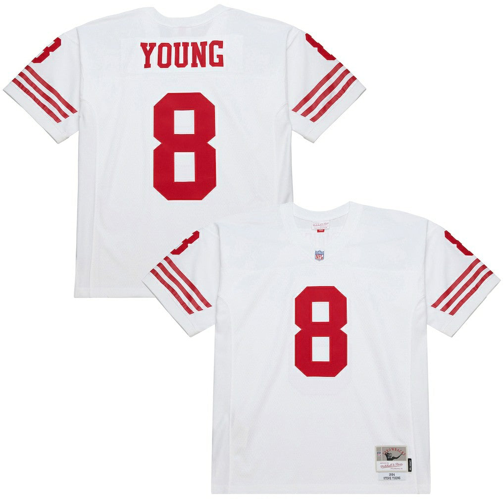 Steve Young San Francisco 49ers 1994 Legacy Replica Jersey White - Mitchell & Ness