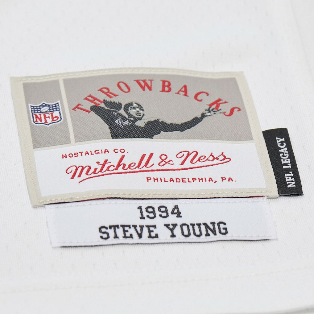 Steve Young San Francisco 49ers 1994 Legacy Replica Jersey White - Mitchell & Ness