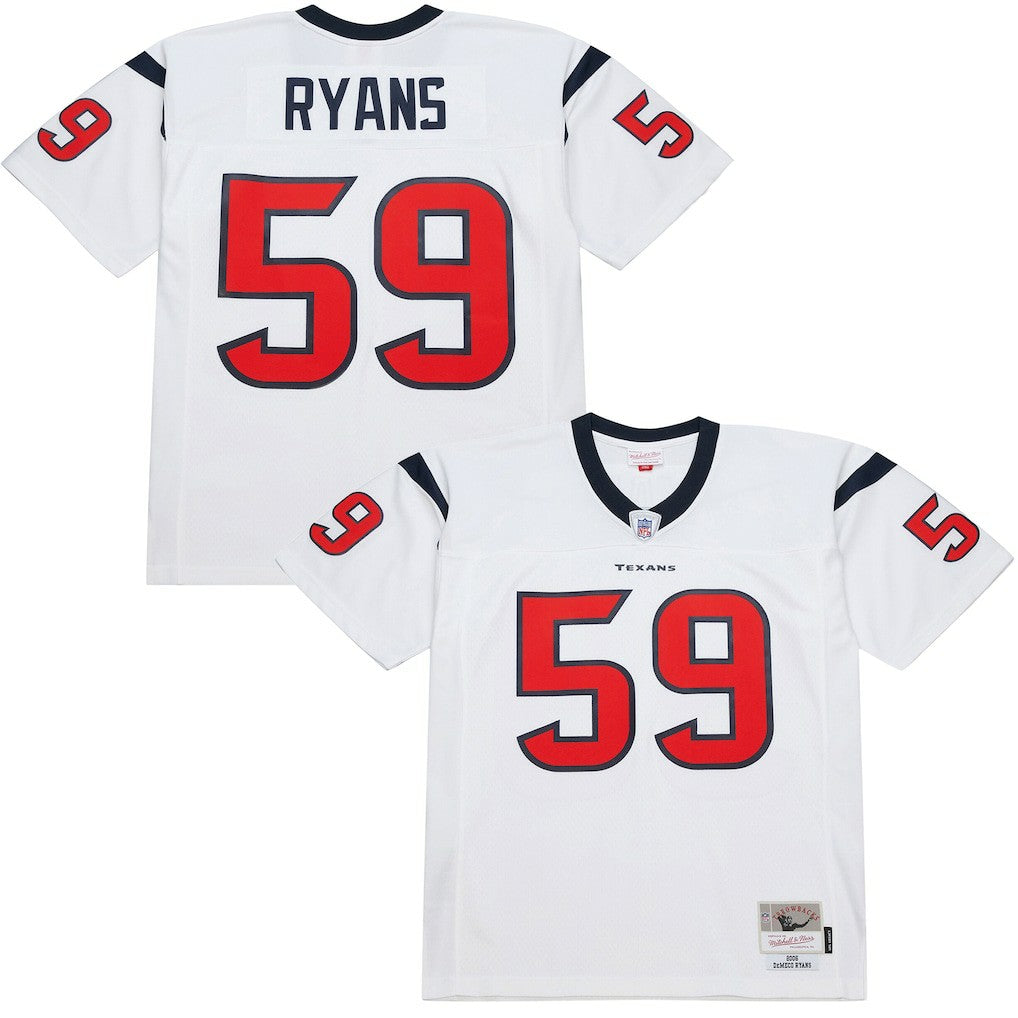 DeMeco Ryans Houston Texans 2006 Legacy Replica Jersey White - Mitchell & Ness