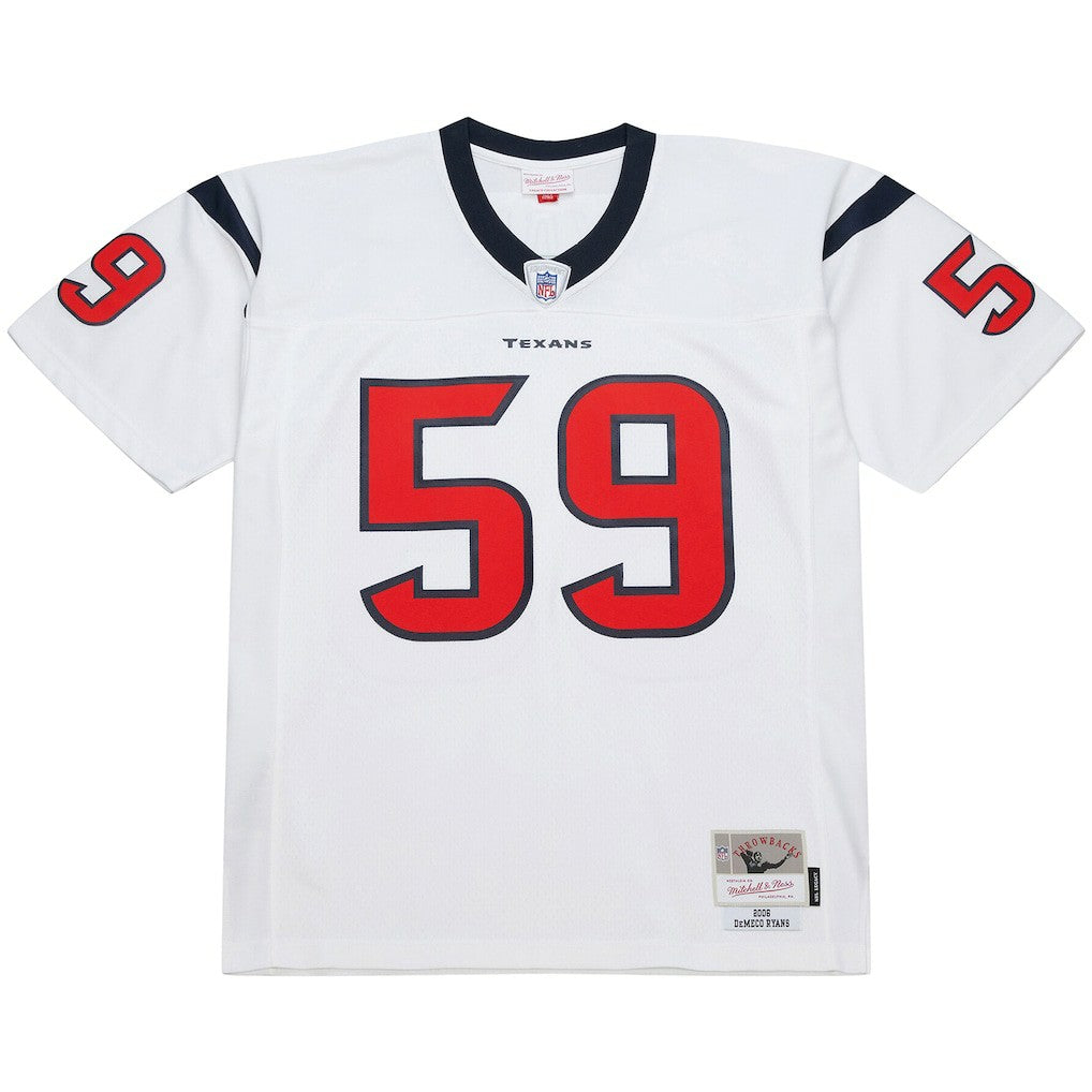 DeMeco Ryans Houston Texans 2006 Legacy Replica Jersey White - Mitchell & Ness