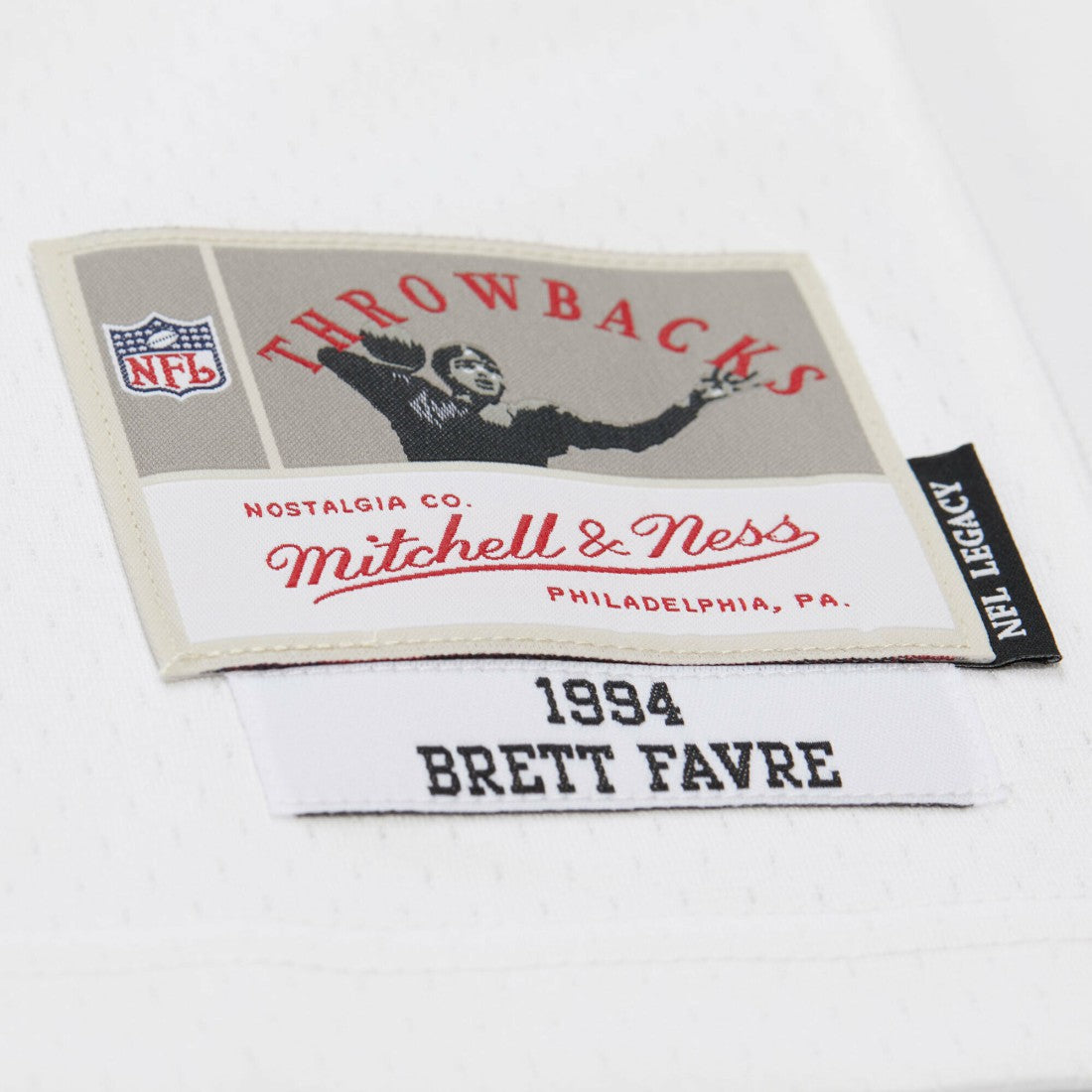 Brett Favre Green Bay Packers 1994 Legacy Replica Jersey White - Mitchell & Ness