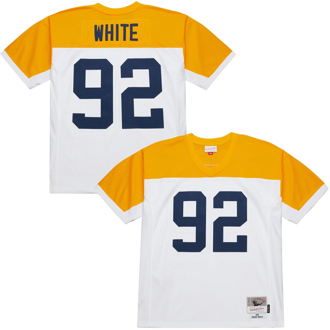 Reggie White Green Bay Packers 1994 Legacy Replica Jersey White - Mitchell & Ness