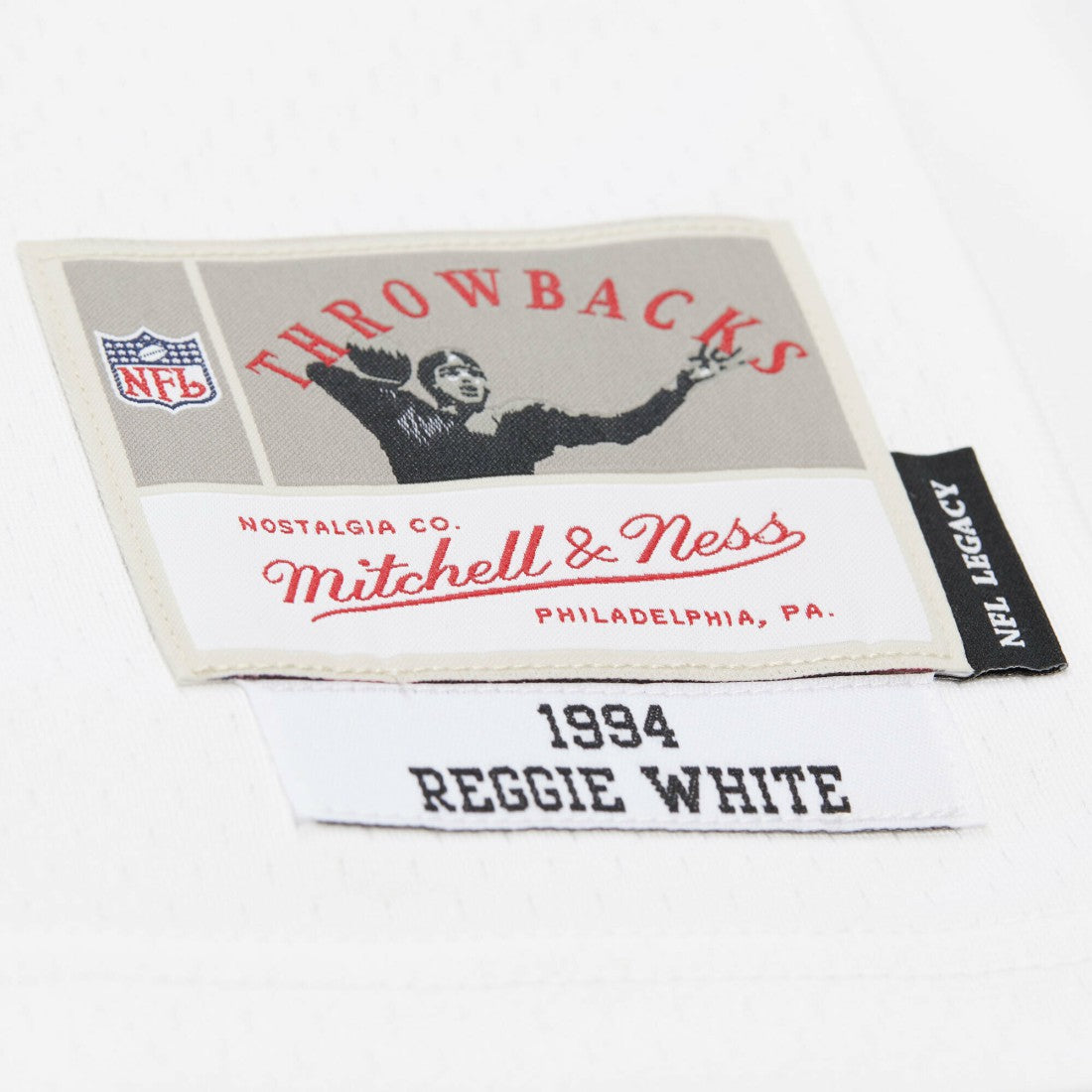 Reggie White Green Bay Packers 1994 Legacy Replica Jersey White - Mitchell & Ness