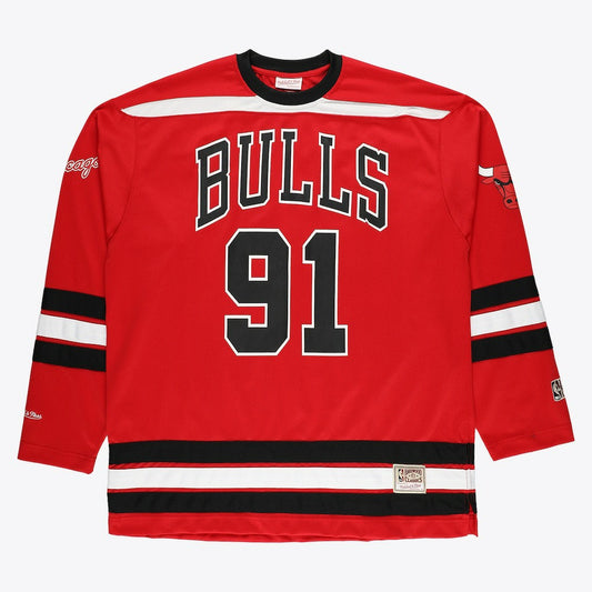 Dennis Rodman Chicago Bulls Big & Tall NBA Hockey Jersey - Red | NBA Jerseys