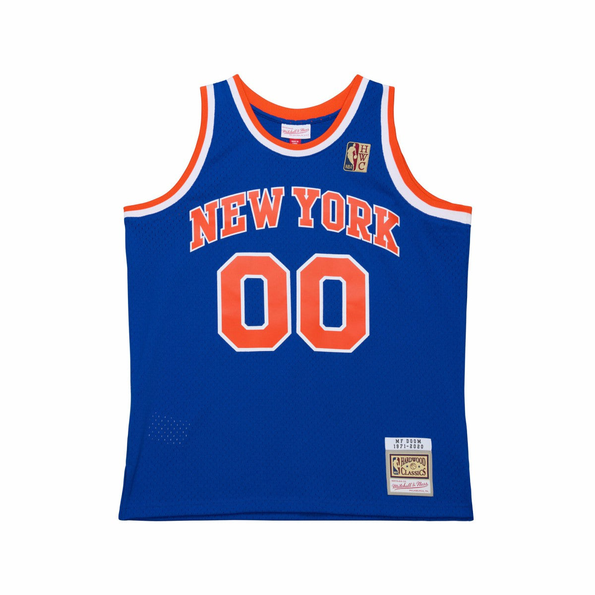 Mitchell & Ness - MF DOOM x NY Knicks x A New York Story Fashion Jersey - Blue
