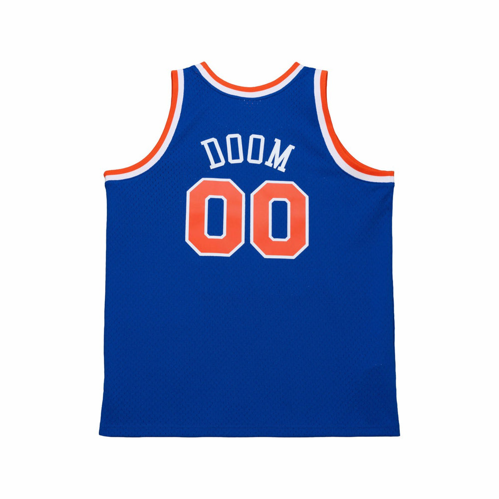 Mitchell & Ness - MF DOOM x NY Knicks x A New York Story Fashion Jersey - Blue