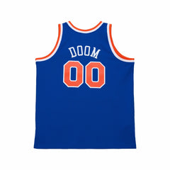Mitchell & Ness - MF DOOM x NY Knicks x A New York Story Fashion Jersey - Blue