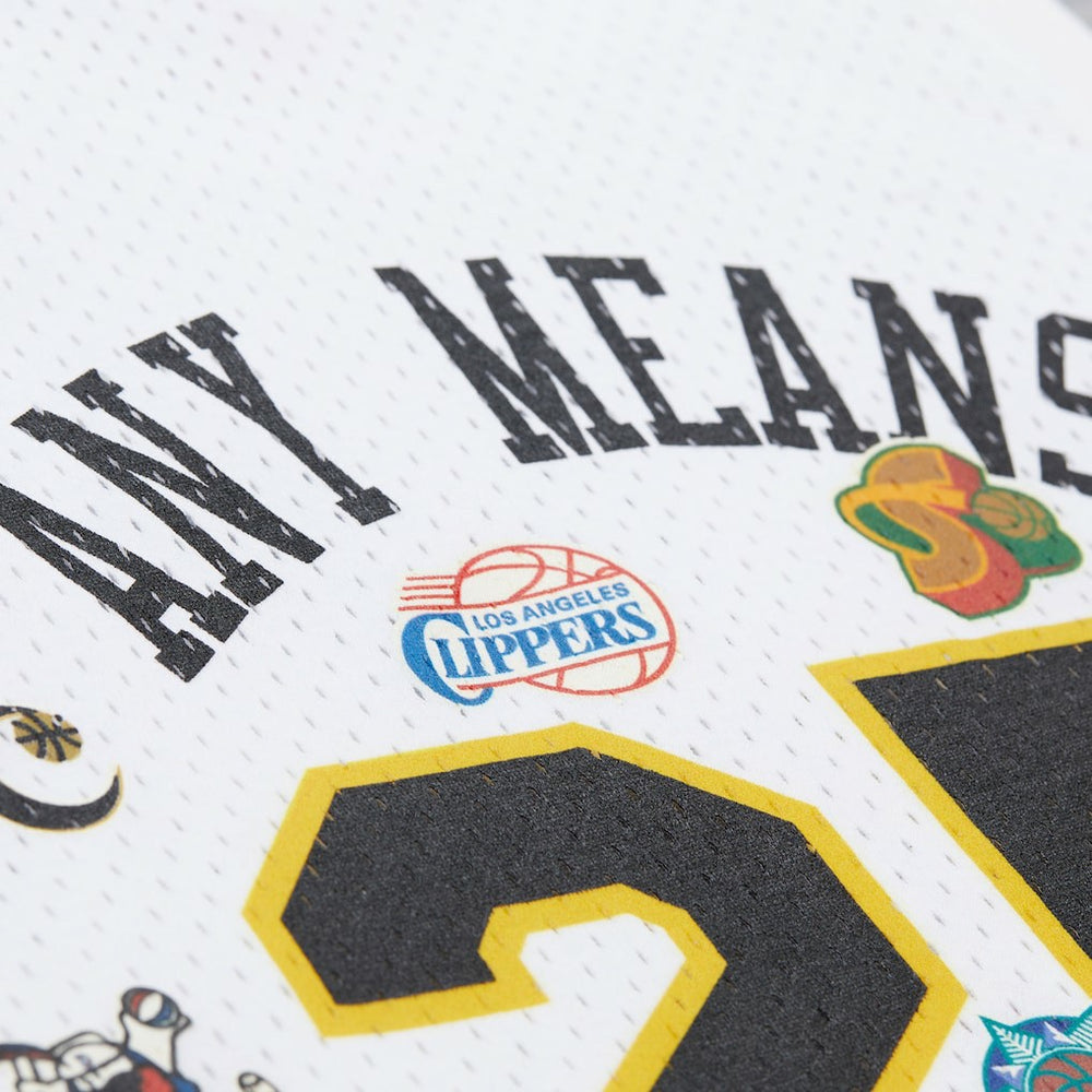 Mitchell & Ness -  x NBA x AMP Mesh Tank Top - White