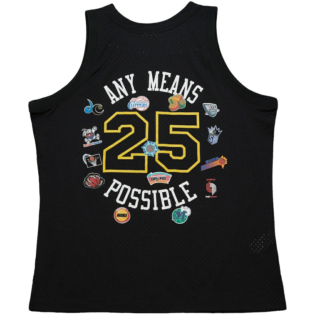 Mitchell & Ness -  x NBA x AMP Mesh Tank Top - Black