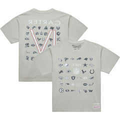 x NFL x Lil Wayne Carter VI T-Shirt Gray - Mitchell & Ness