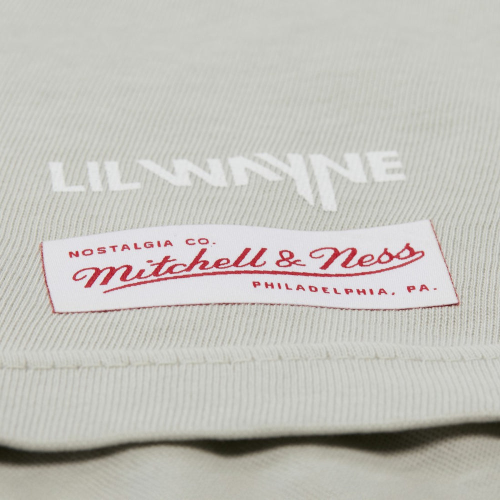 x NFL x Lil Wayne Carter VI T-Shirt Gray - Mitchell & Ness