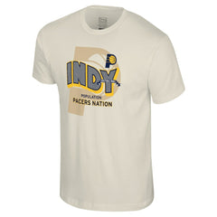 NBA - Indiana Pacers Stadium Essentials Unisex Greetings From T-Shirt - Natural