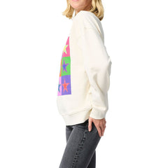 Dallas Cowboys Terez Unisex Technicolor Crewneck Sweatshirt White - NFL