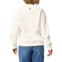Dallas Cowboys Terez Unisex Technicolor Crewneck Sweatshirt White - NFL