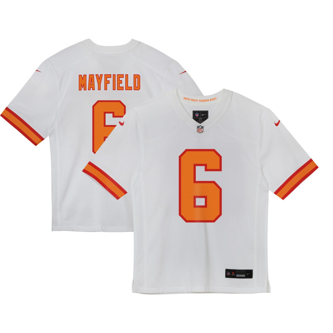 Baker Mayfield '76 Tampa Bay Buccaneers Preschool Game Jersey - White online | NFL Jerseys