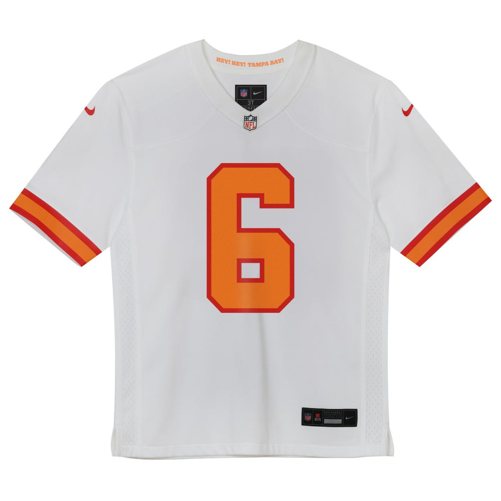 Baker Mayfield '76 Tampa Bay Buccaneers Preschool Game Jersey White - NFL