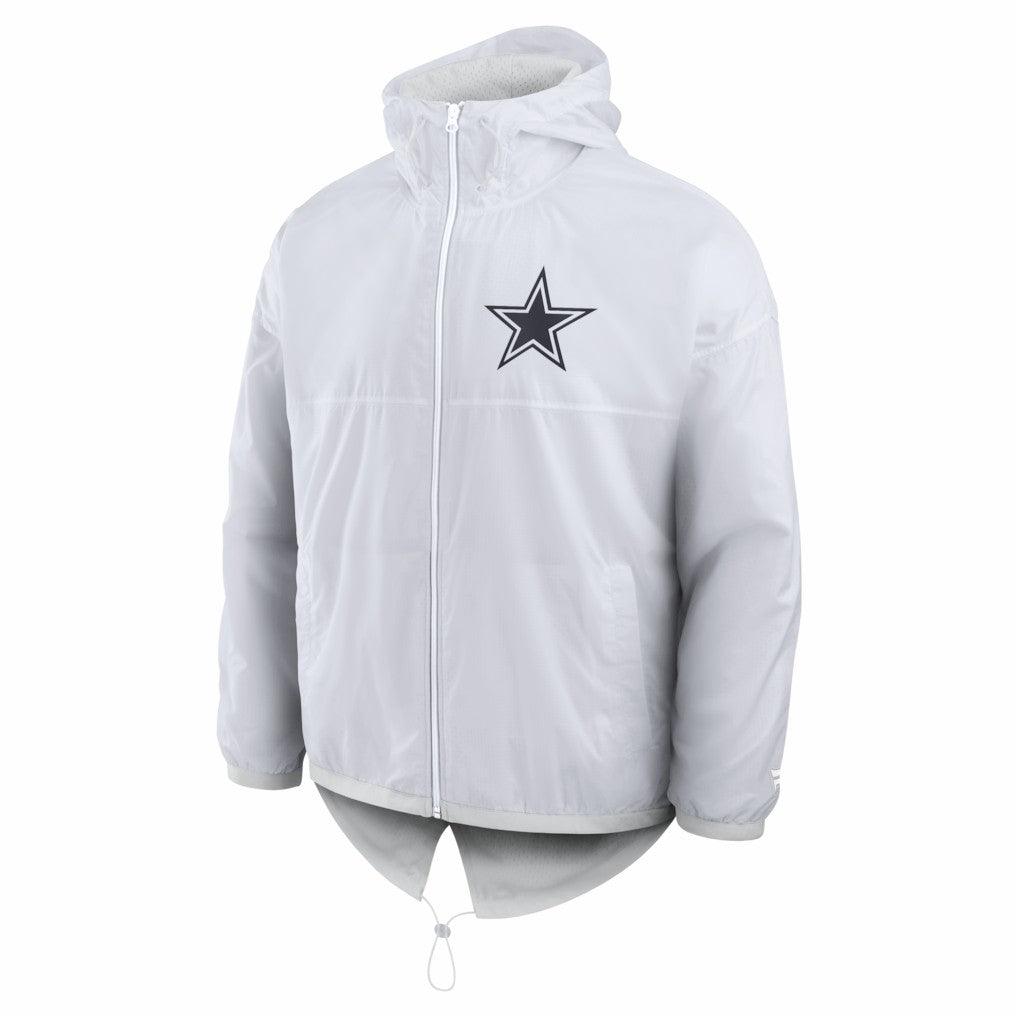 Dallas Cowboys Type Play Down Full-Zip Jacket White - Fanatics