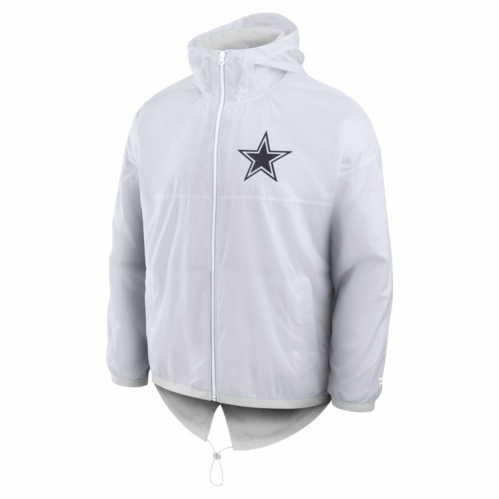 Dallas Cowboys Type Play Down Full-Zip Jacket White - Fanatics