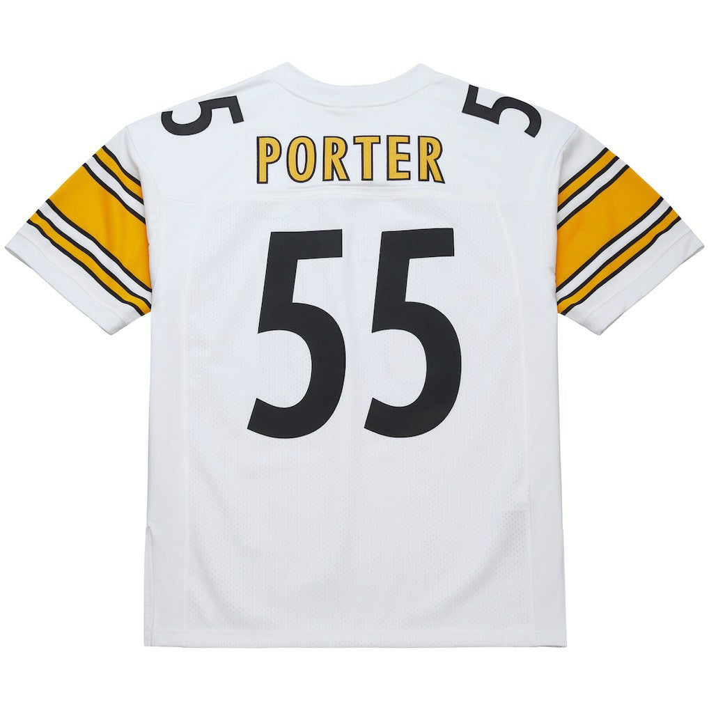 Joey Porter Pittsburgh Steelers 2005 Authentic Throwback Retired Player Jersey White - Mitchell & Ness