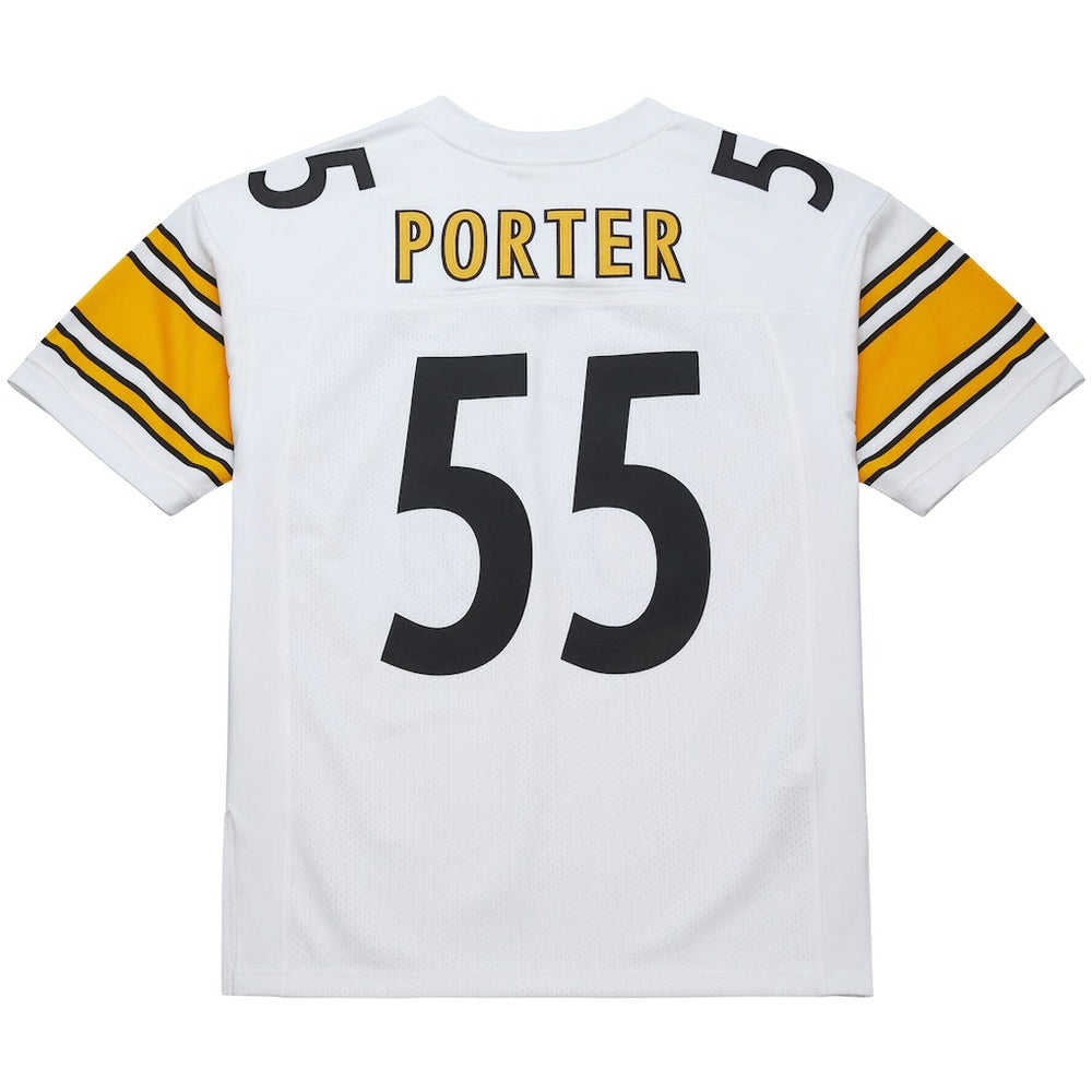 Joey Porter Pittsburgh Steelers 2005 Authentic Throwback Retired Player Jersey White - Mitchell & Ness