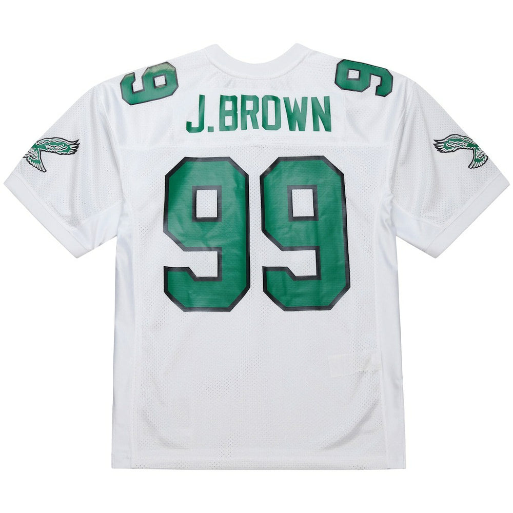 Jerome Brown Philadelphia Eagles 1991 Authentic Throwback Retired Player Jersey White - Mitchell & Ness