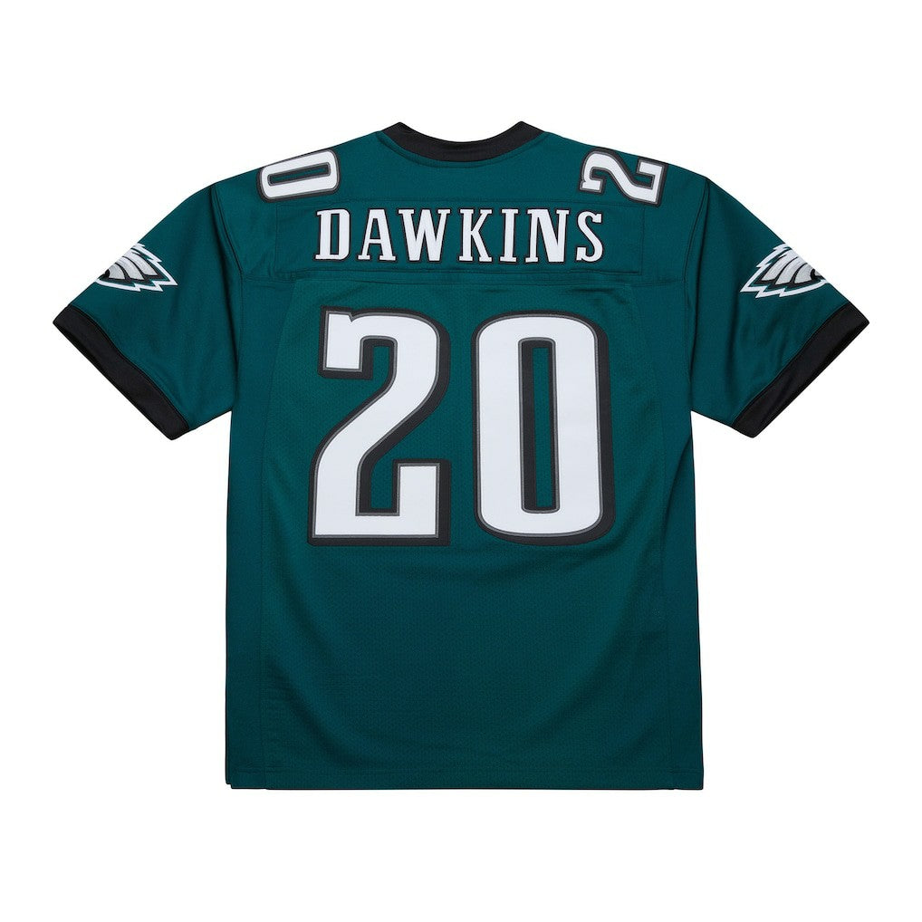 Brian Dawkins Philadelphia Eagles 2007 Authentic Throwback Retired Player Jersey Green - Mitchell & Ness
