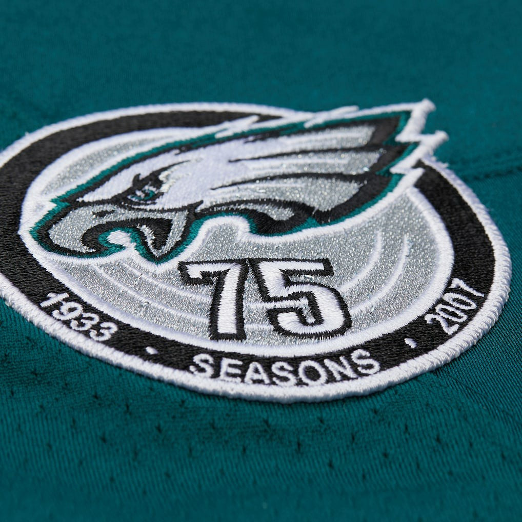 Brian Dawkins Philadelphia Eagles 2007 Authentic Throwback Retired Player Jersey Green - Mitchell & Ness