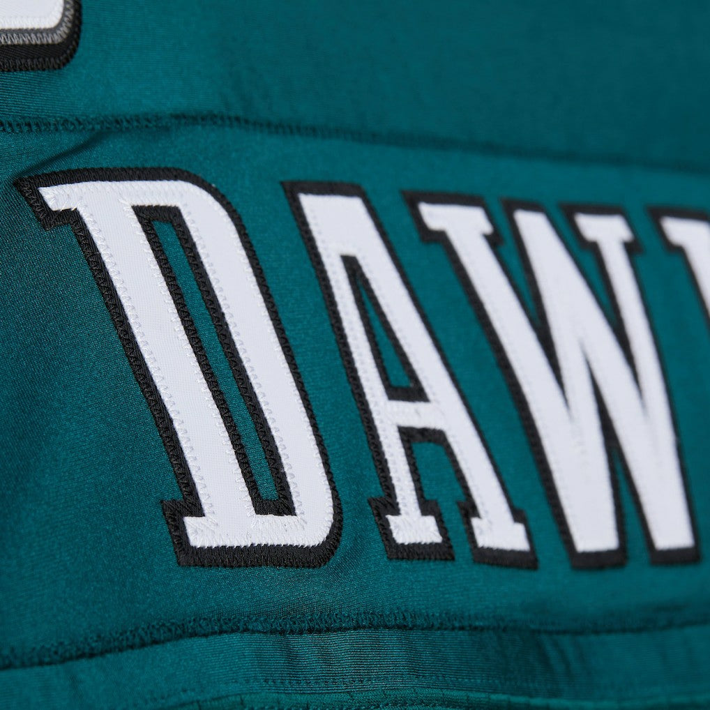 Brian Dawkins Philadelphia Eagles 2007 Authentic Throwback Retired Player Jersey Green - Mitchell & Ness