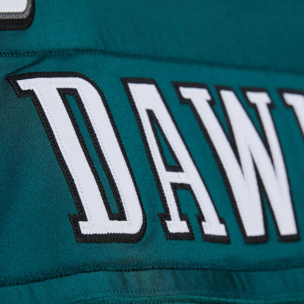 Brian Dawkins Philadelphia Eagles 2007 Authentic Throwback Retired Player Jersey Green - Mitchell & Ness