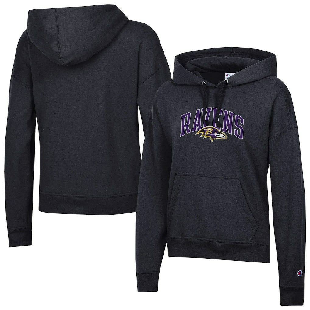 Baltimore Ravens Champion Women's Powerblend Hoodie Black - NFL