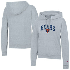 Chicago Bears Champion Women's Powerblend Hoodie Heather Gray - NFL
