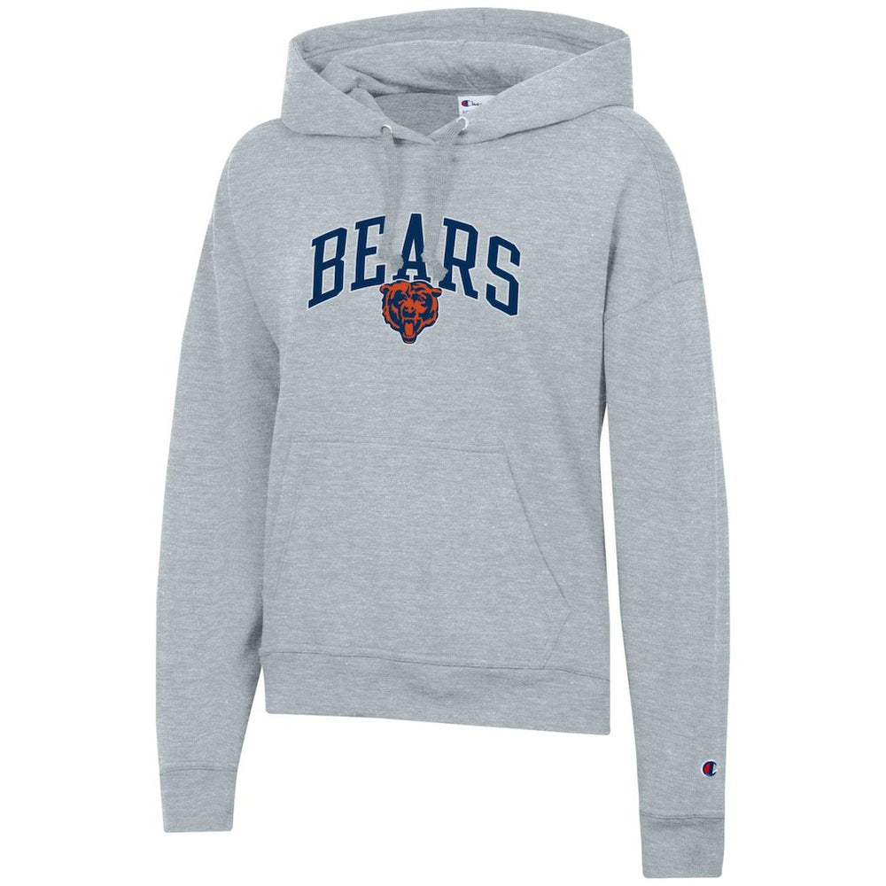 Chicago Bears Champion Women's Powerblend Hoodie Heather Gray - NFL