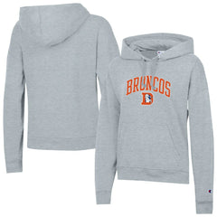 Denver Broncos Champion Women's Powerblend Hoodie Heather Gray - NFL