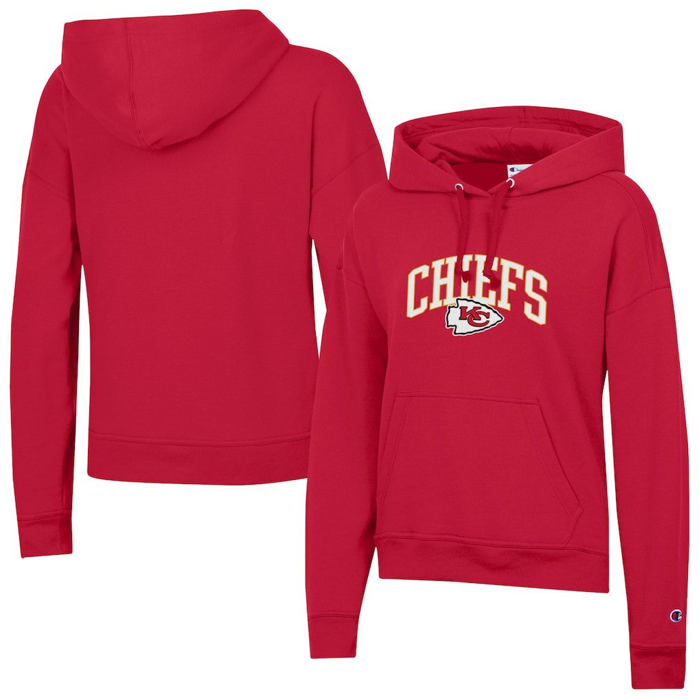 Kansas City Chiefs Champion Women's Powerblend Hoodie Red - NFL