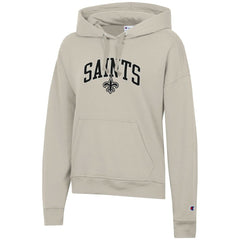 New Orleans Saints Champion Women's Powerblend Hoodie Natural - NFL