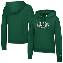 New York Jets Champion Women's Powerblend Hoodie Green - NFL