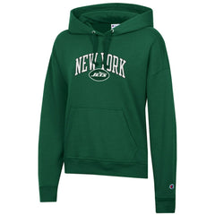 New York Jets Champion Women's Powerblend Hoodie Green - NFL