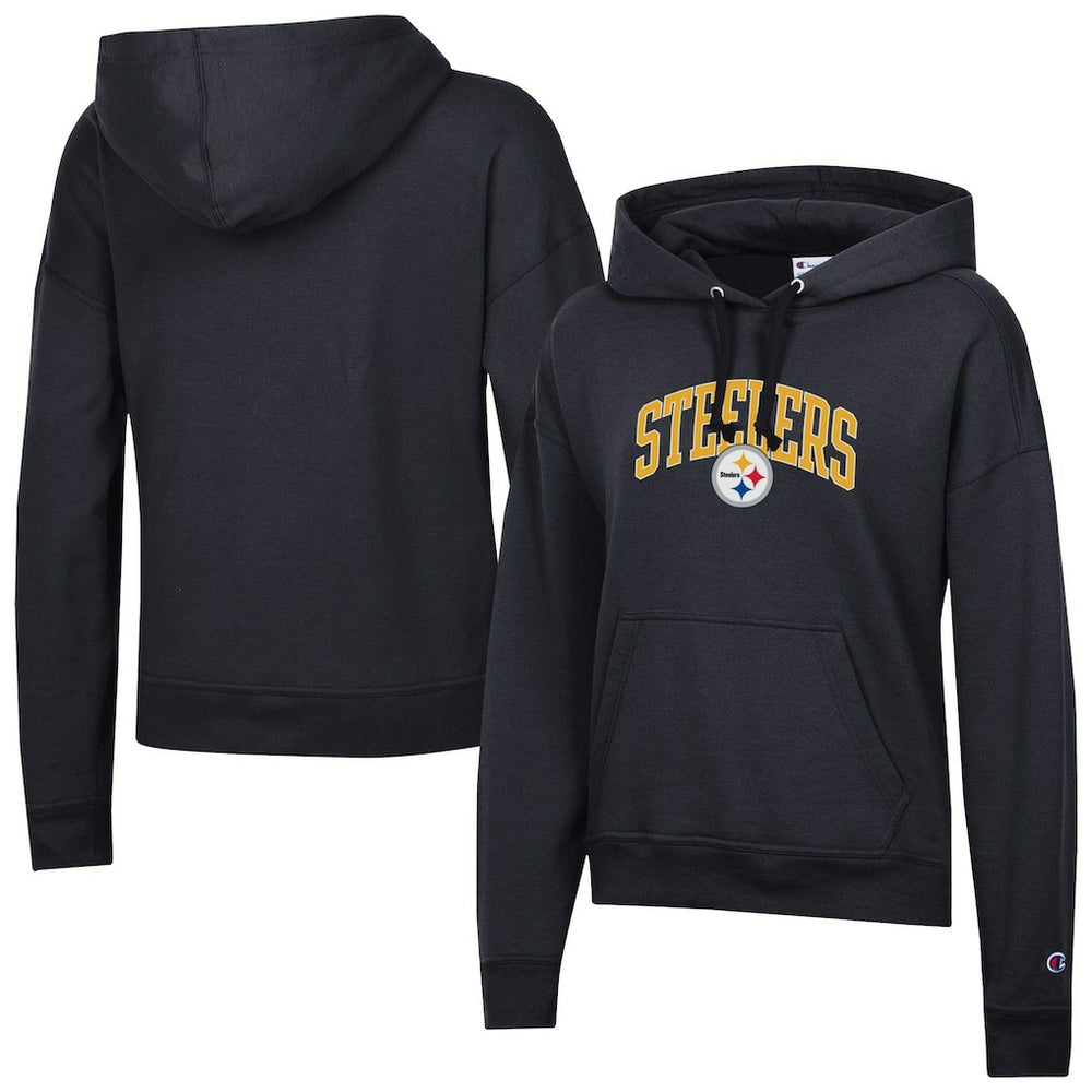 Pittsburgh Steelers Champion Women's Powerblend Hoodie Black - NFL