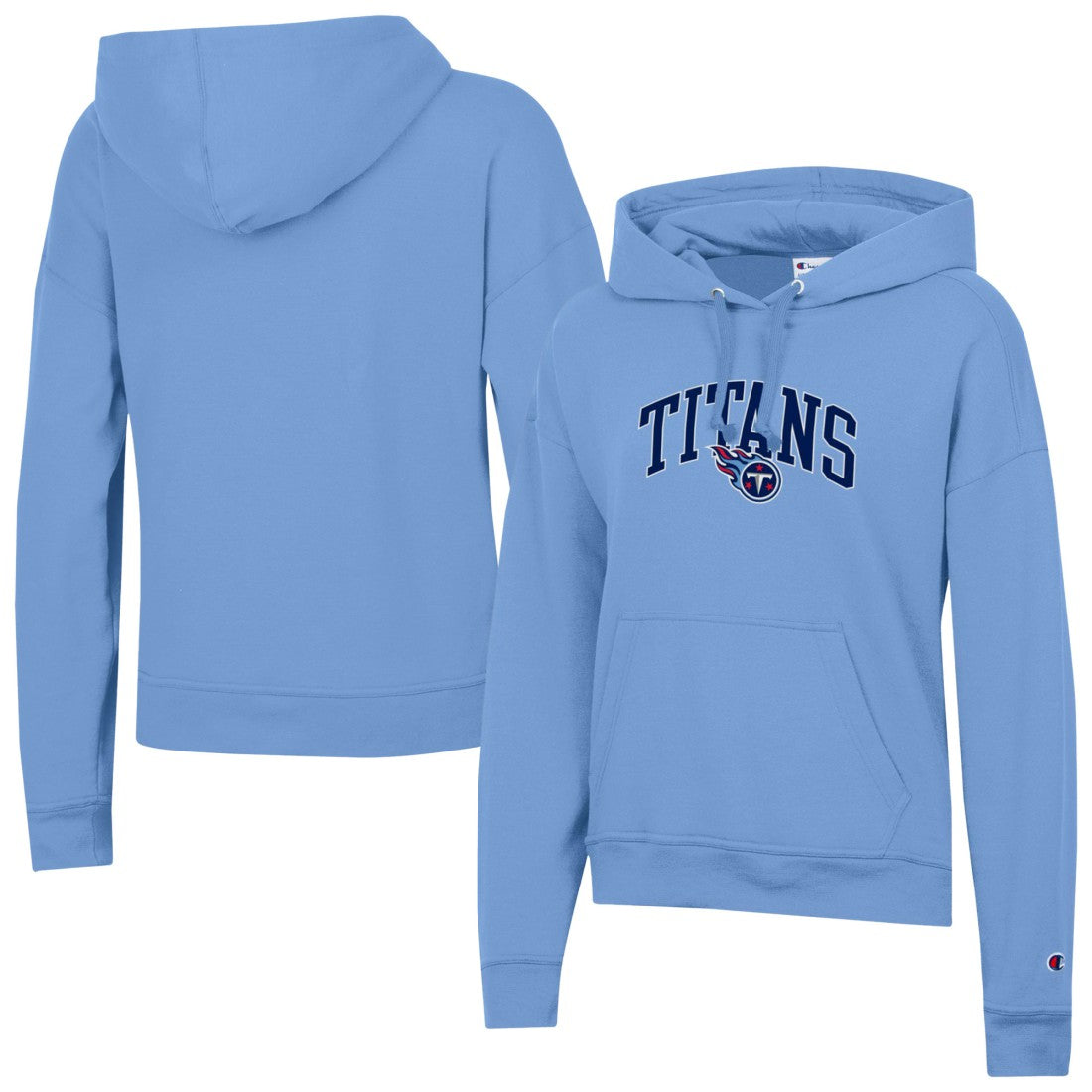 Tennessee Titans Champion Women's Powerblend Hoodie Light Blue - NFL