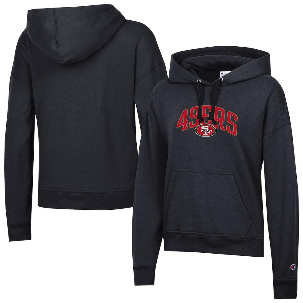 San Francisco 49ers Champion Women's Powerblend Hoodie Black - NFL