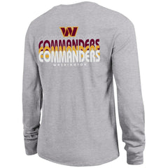 Washington Commanders Champion Women's Core Long-Sleeve T-Shirt Heather Gray - NFL