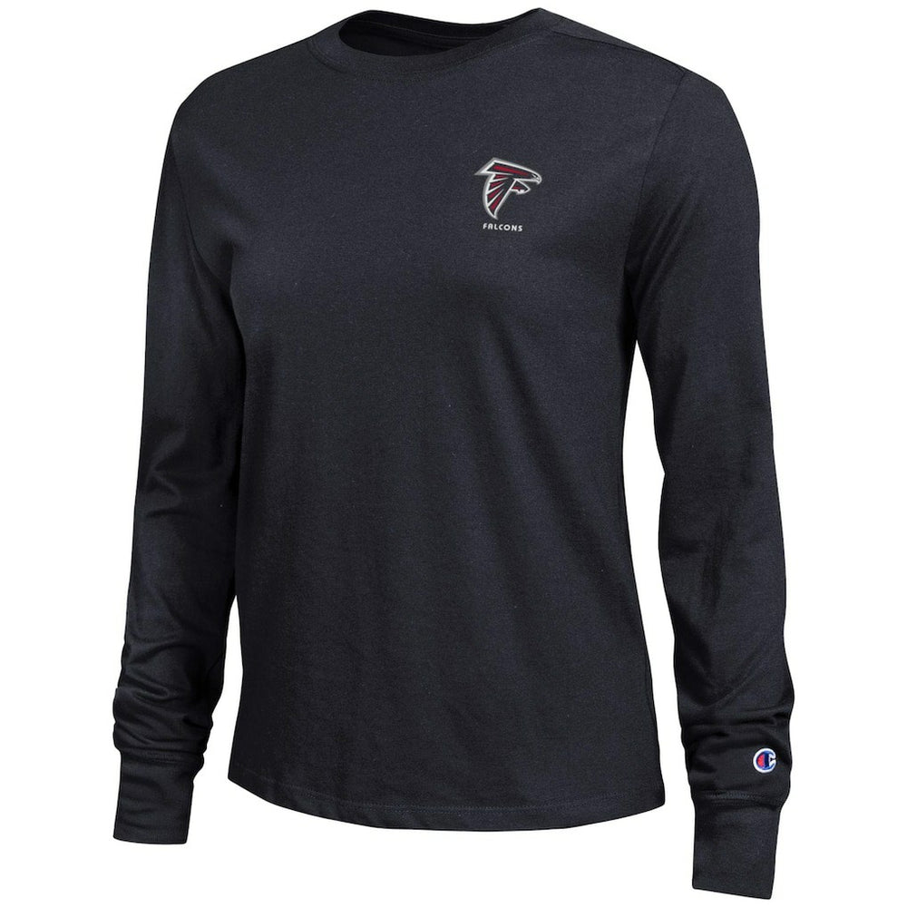 Atlanta Falcons Champion Women's Core Long-Sleeve T-Shirt Black - NFL