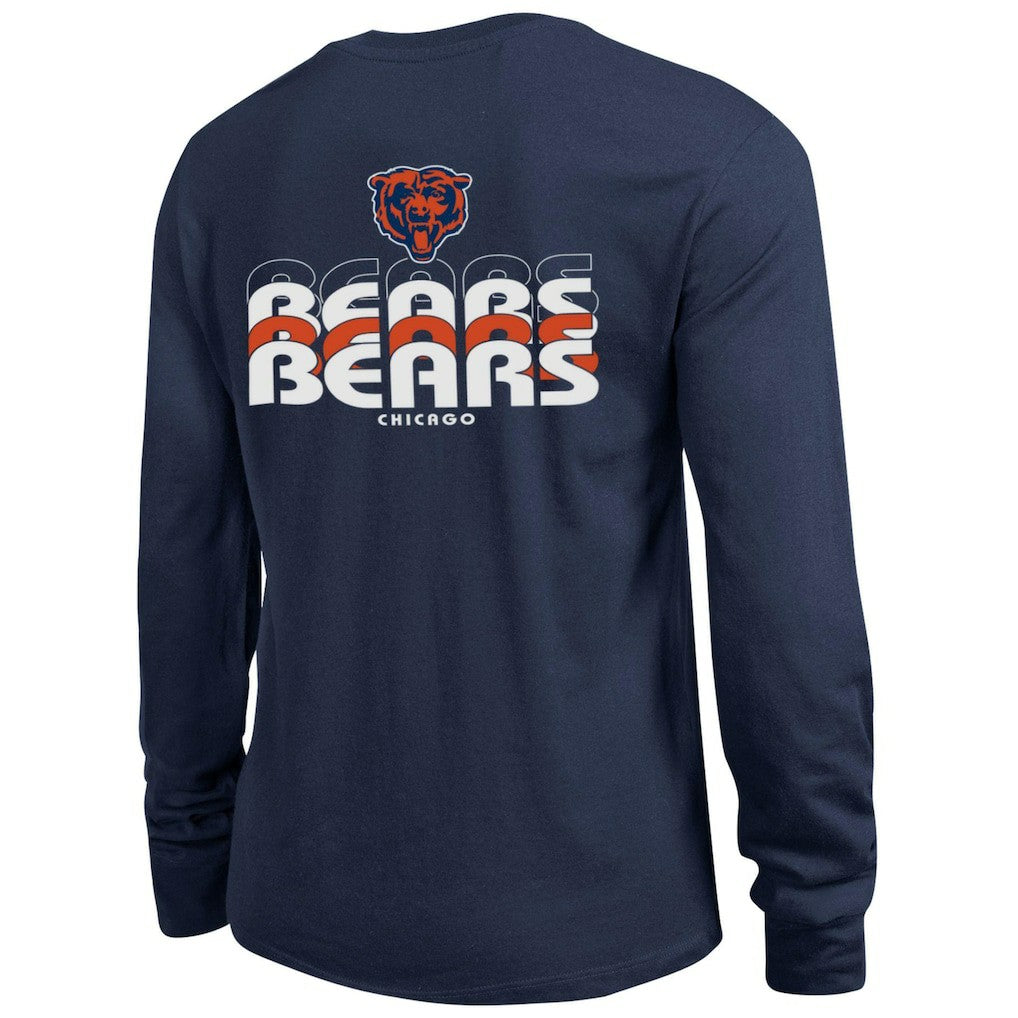 Chicago Bears Champion Women's Core Long-Sleeve T-Shirt Navy - NFL